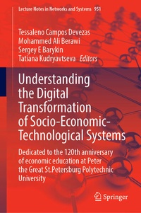 Enlarge image Cover: Understanding the Digital Transformation of Socio-Economic-Technological Systems - Springer