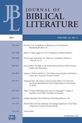 Cover: Journal of Biblical Literature 142.4 (2023) - Society of Biblical Literature