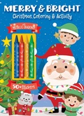 Cover: Merry & Bright! Christmas Coloring - Silver Dolphin Books