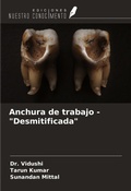 Cover: Anchura de trabajo - "Desmitificada" - Ediciones Nuestro Conocimiento