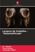 Cover: Largura de trabalho - "Desmistificado" - Edicoes Nosso Conhecimento