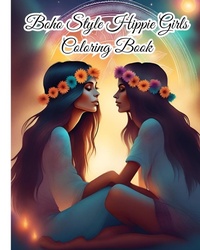 Abbildung von: Boho Style Hippie Girls Coloring Book - Blurb