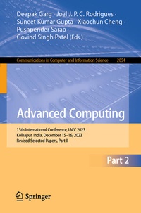 Enlarge image Cover: Advanced Computing - Springer