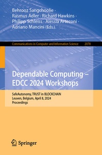 Enlarge image Cover: Dependable Computing - EDCC 2024 Workshops - Springer