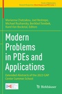 Cover: Modern Problems in PDEs and Applications - Birkhäuser