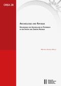 Cover: Arch&auml;ologie und Republik - Verlag der &ouml;sterreichischen Akademie der Wissenschaften