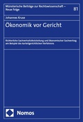 Cover: &Ouml;konomik vor Gericht - Nomos