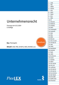 Abbildung von: FlexLex Unternehmensrecht | Studium - facultas / FlexLex