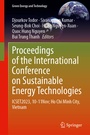 Cover: Proceedings of the International Conference on Sustainable Energy Technologies - Springer