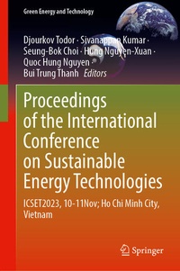 Enlarge image Cover: Proceedings of the International Conference on Sustainable Energy Technologies - Springer