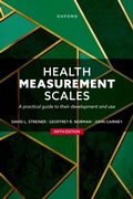 Cover: Health Measurement Scales - OUP eBook