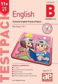 Cover: 11+ English Year 5-7 Testpack B Practice Papers 9-12 - Accelerated Education Publications Ltd