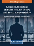 Cover: Research Anthology on Business Law, Policy, and Social Responsibility, VOL 4 - IGI Global