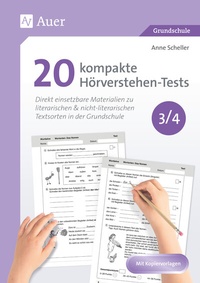 Abbildung von: 20 kompakte Hörverstehen-Tests für Klasse 3/4 - Auer Verlag in der AAP Lehrerwelt GmbH