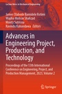 Cover: Advances in Engineering Project, Production, and Technology - Springer
