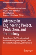 Cover: Advances in Engineering Project, Production, and Technology - Springer
