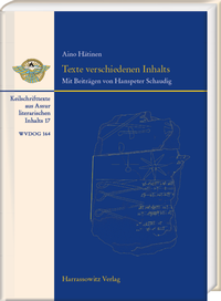 Abbildung von: Texte verschiedenen Inhalts - Harrassowitz Verlag