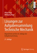 Bild: L&ouml;sungen zur Aufgabensammlung Technische Mechanik - Springer Vieweg