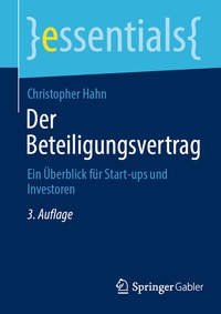 Abbildung von: Der Beteiligungsvertrag - Springer Gabler
