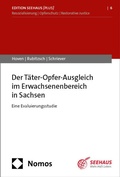 Bild: Der T&auml;ter-Opfer-Ausgleich im Erwachsenenbereich in Sachsen - Nomos