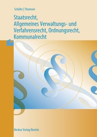 Abbildung von: Staatsrecht, Allgemeines Verwaltungs- und Verfahrensrecht, - Merkur Rinteln