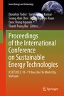 Cover: Proceedings of the International Conference on Sustainable Energy Technologies - Springer