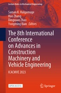 Cover: The 8th International Conference on Advances in Construction Machinery and Vehicle Engineering - Springer