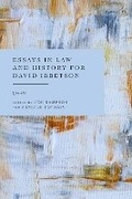 Cover: Essays in Law and History for David Ibbetson - Hart Publishing