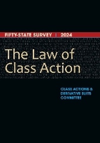 Abbildung von: The Law of Class Action - American Bar Association
