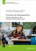 Cover: Evaluation des Bildungssystems - Waxmann Verlag GmbH