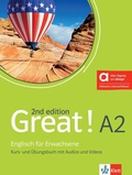 Cover: Great! A2, 2nd edition - Hybride Ausgabe allango - Klett