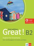 Cover: Great! B2, 2nd edition - Hybride Ausgabe allango - Klett