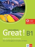 Cover: Great! B1, 2nd edition - Hybride Ausgabe allango - Klett
