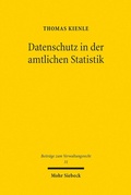 Abbildung von: Datenschutz in der amtlichen Statistik - Mohr Siebeck