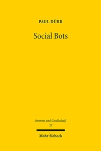 Abbildung von: Social Bots - Mohr Siebeck