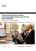 Cover: Implementing Cisco Unified Communications Voice over IP and QoS (Cvoice) Foundation Learning Guide - Cisco Press
