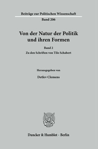 Abbildung von: Von der Natur der Politik und ihren Formen. - fibre