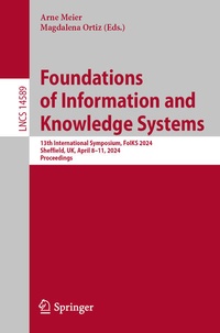 Enlarge image Cover: Foundations of Information and Knowledge Systems - Springer