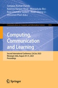 Cover: Computing, Communication and Learning - Springer