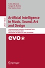 Cover: Artificial Intelligence in Music, Sound, Art and Design - Springer