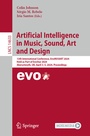 Cover: Artificial Intelligence in Music, Sound, Art and Design - Springer
