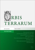Cover: Orbis Terrarum 21 (2023) - Franz Steiner Verlag