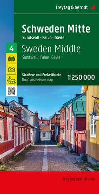 Abbildung von: Schweden Mitte, Straßen- und Freizeitkarte 1:250.000, freytag & berndt - Freytag-Berndt und ARTARIA