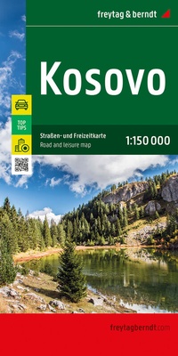 Abbildung von: Kosovo, Straßen- und Freizeitkarte 1:150.000, freytag & berndt - Freytag-Berndt und ARTARIA