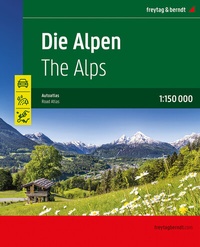 Abbildung von: Die Alpen, Autoatlas 1:150.000, freytag & berndt - Freytag-Berndt und ARTARIA