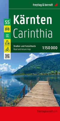 Abbildung von: Kärnten, Straßen- und Freizeitkarte 1:150.000, freytag & berndt - Freytag-Berndt und ARTARIA