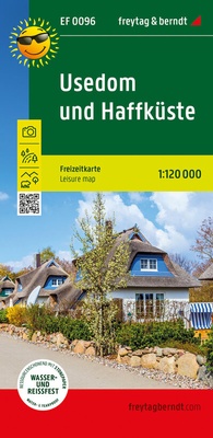 Abbildung von: Usedom und Haffküste, Freizeitkarte 1:120.000, freytag & berndt - Freytag-Berndt und ARTARIA