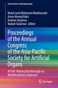 Cover: Proceedings of the Annual Congress of the Asia-Pacific Society for Artificial Organs - Springer