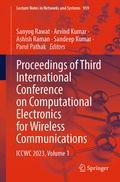 Cover: Proceedings of Third International Conference on Computational Electronics for Wireless Communications - Springer