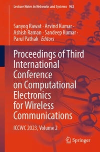 Enlarge image Cover: Proceedings of Third International Conference on Computational Electronics for Wireless Communications - Springer